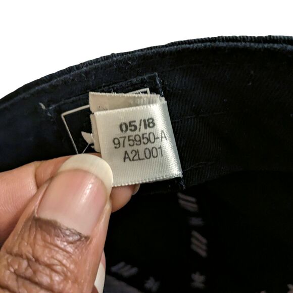 Adidas Hat Baseball Cap Unisex Black Adjustable Trefoil Dad Casual Outdoors Fall - Picture 8 of 8